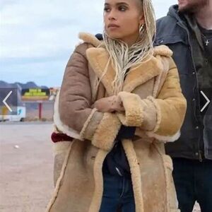 Vintage Shearling Field Coat